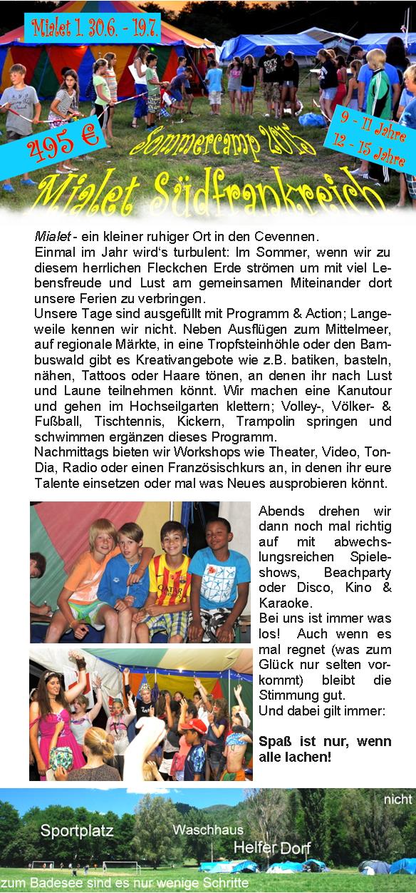 Mialet 2015 eins und zwei